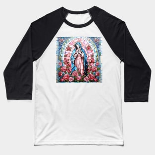 Our Lady of Guadalupe Virgin Mary Baseball T-Shirt